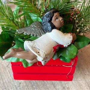 Kurt Adler KSA Black Angel Christmas Ornament